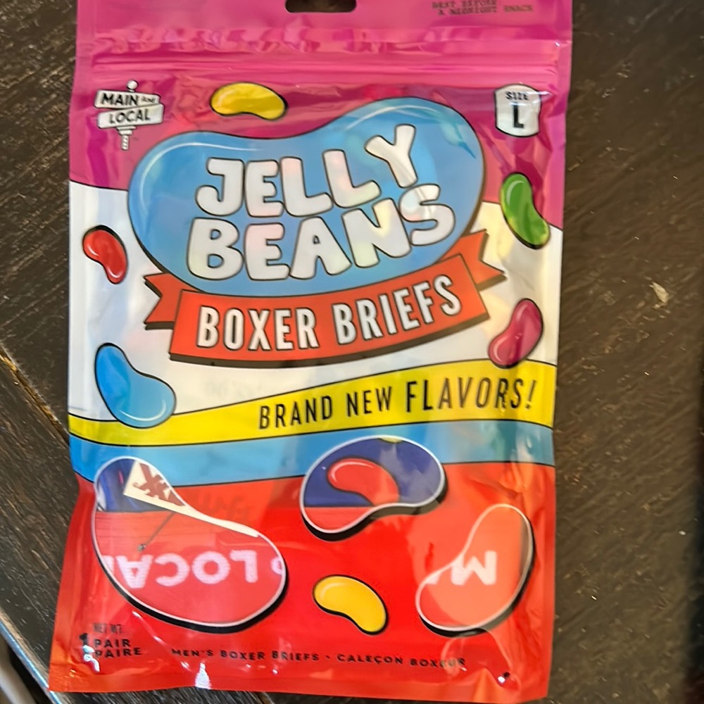 Jellybeans, boxer, briefs, size large